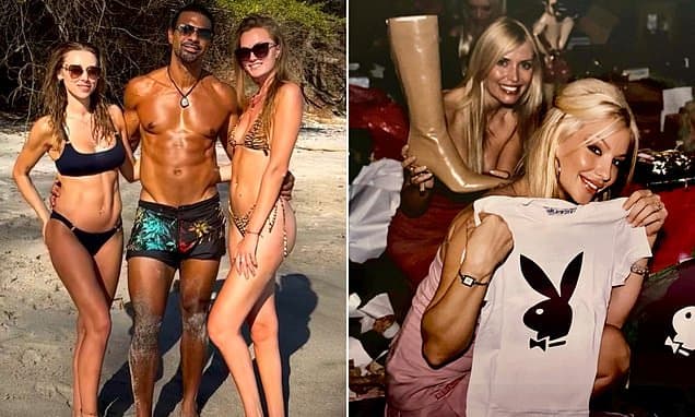 David Haye's X-rated love life: 'Rarely satisfied' boxer, 45, has enjoyed a Playboy bunny romance and 'throuples' as star is accused of sexism after claiming 'pretty girls are idiots'