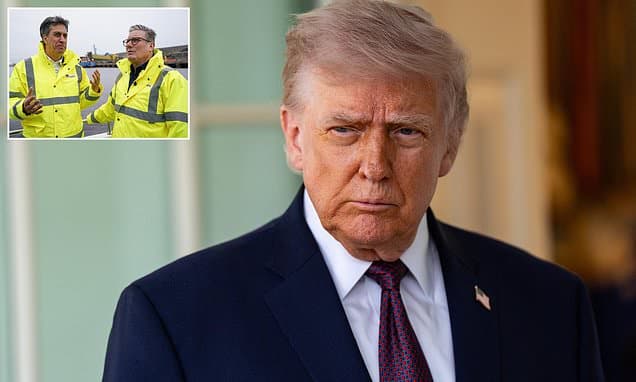 Now Donald Trump targets Red Ed: US President lashes out at Miliband's Net Zero drive as he urges Labour to 'drill, baby, drill' in the North Sea and stop building windmills