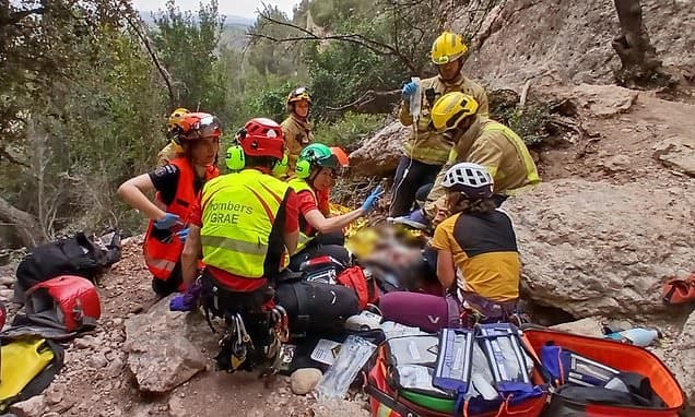 Man and woman are killed after being hit by rocks while climbing with group in Montserrat