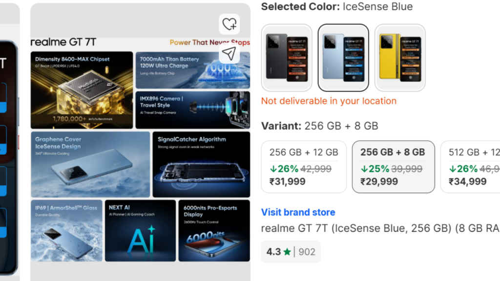 7000mAh बैटरी वाला फ्लैगशिप Realme फोन हुआ हज़ारों रुपये सस्ता, ऑफर का जमकर फायदा उठा रहे लोग