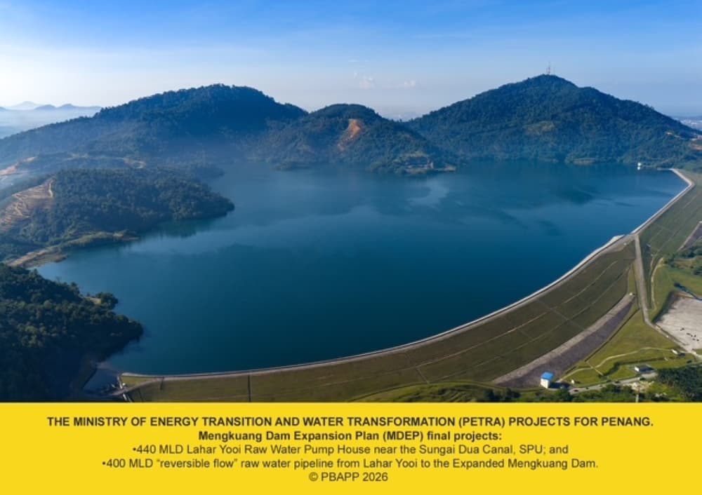 Penang gets RM800m federal boost for water security projects