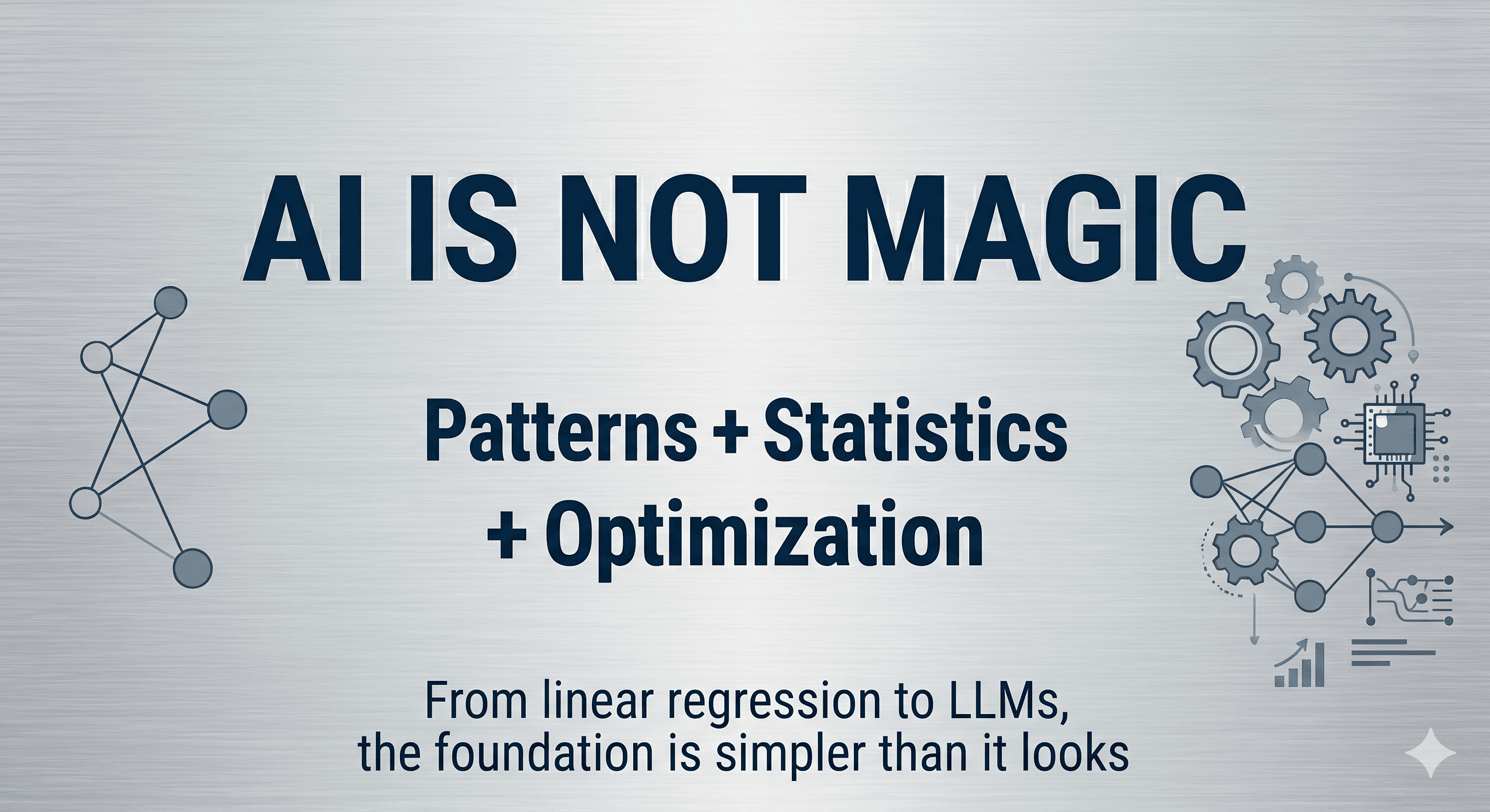 Why AI starts with simple math, not magic