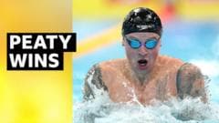 Peaty wins British 100m title in 'astonishing' time