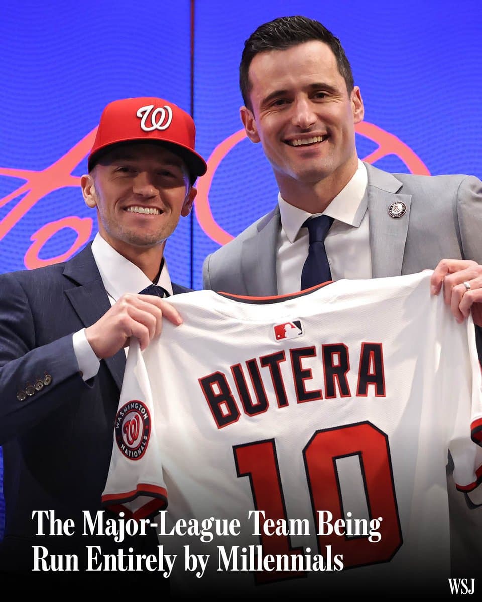The Washington Nationals have been one of baseball’s saddest franchises. Their solution this winter was to hire decision-makers in their 30s to fill every important leadership role. pic.